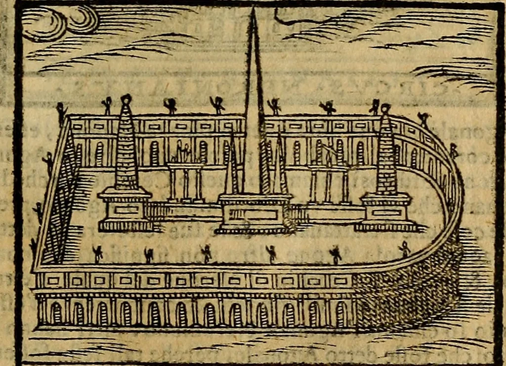An illustration from Trattato nuouo delle cose maravigliose dell'alma città di Roma : ornato de molte figure, nel quale si discorre de 300. & più chiese, 1610, leaf 294