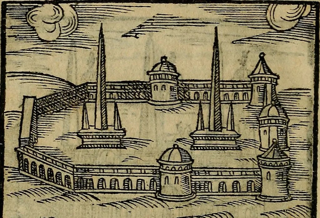 An illustration from Trattato nuouo delle cose maravigliose dell'alma città di Roma : ornato de molte figure, nel quale si discorre de 300. & più chiese, 1610, leaf 297