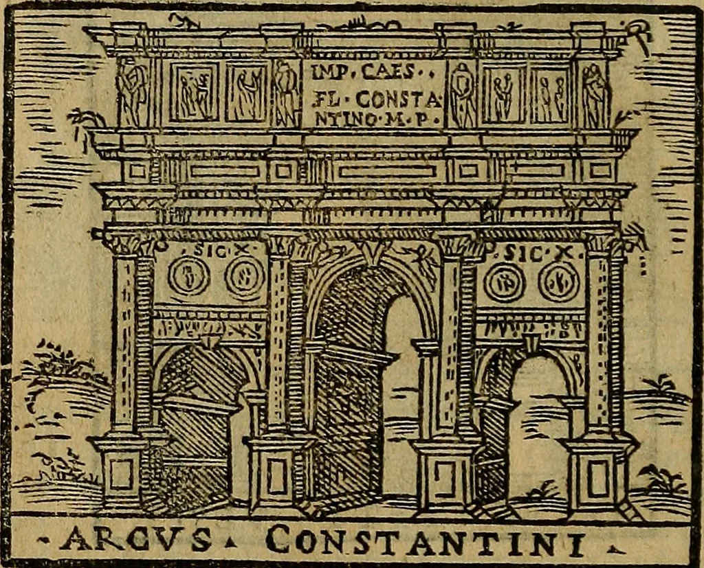 An illustration from Trattato nuouo delle cose maravigliose dell'alma città di Roma : ornato de molte figure, nel quale si discorre de 300. & più chiese, 1610, leaf 309