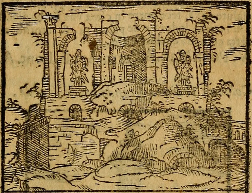 An illustration from Trattato nuouo delle cose maravigliose dell'alma città di Roma : ornato de molte figure, nel quale si discorre de 300. & più chiese, 1610, leaf 316