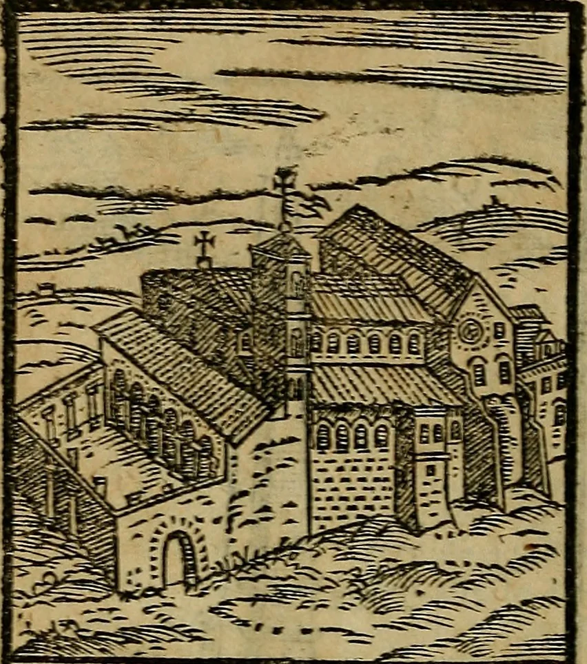 An illustration from Trattato nuouo delle cose maravigliose dell'alma città di Roma : ornato de molte figure, nel quale si discorre de 300. & più chiese, 1610, leaf 33