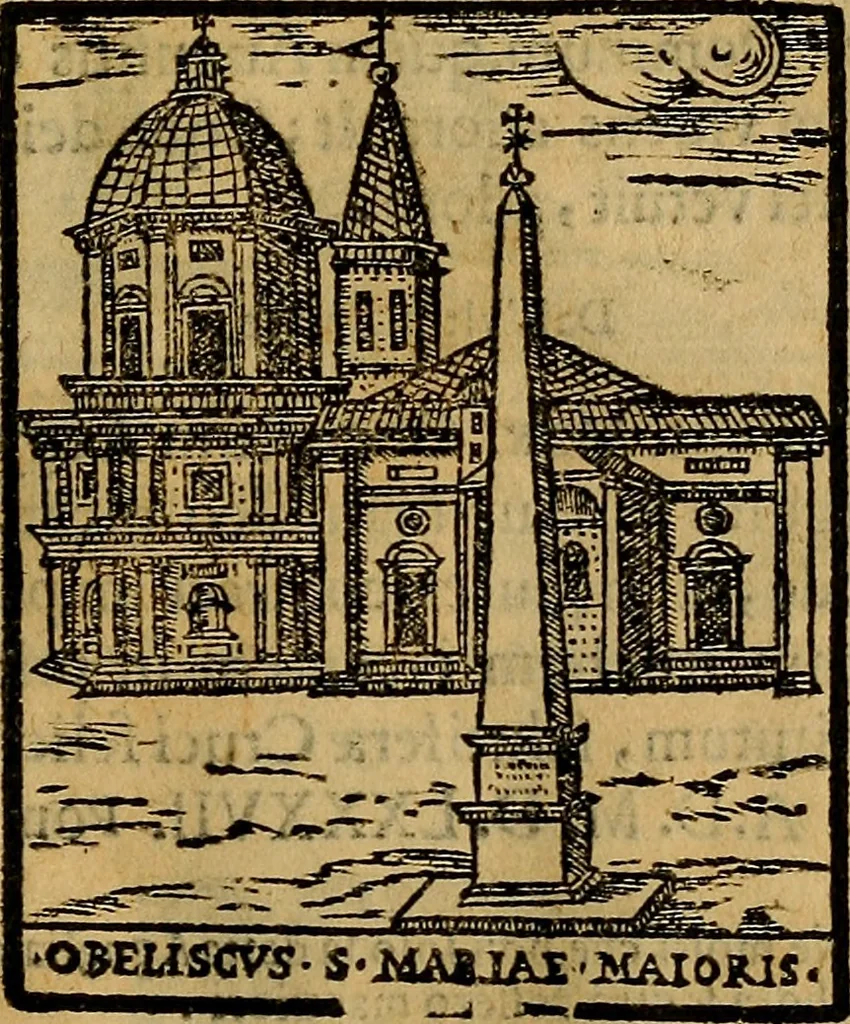 An illustration from Trattato nuouo delle cose maravigliose dell'alma città di Roma : ornato de molte figure, nel quale si discorre de 300. & più chiese, 1610, leaf 334