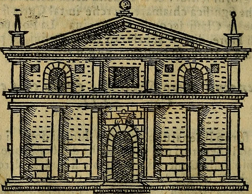 An illustration from Trattato nuouo delle cose maravigliose dell'alma città di Roma : ornato de molte figure, nel quale si discorre de 300. & più chiese, 1610, leaf 373