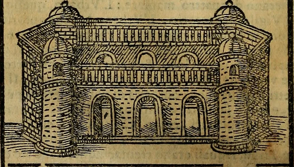An illustration from Trattato nuouo delle cose maravigliose dell'alma città di Roma : ornato de molte figure, nel quale si discorre de 300. & più chiese, 1610, leaf 375