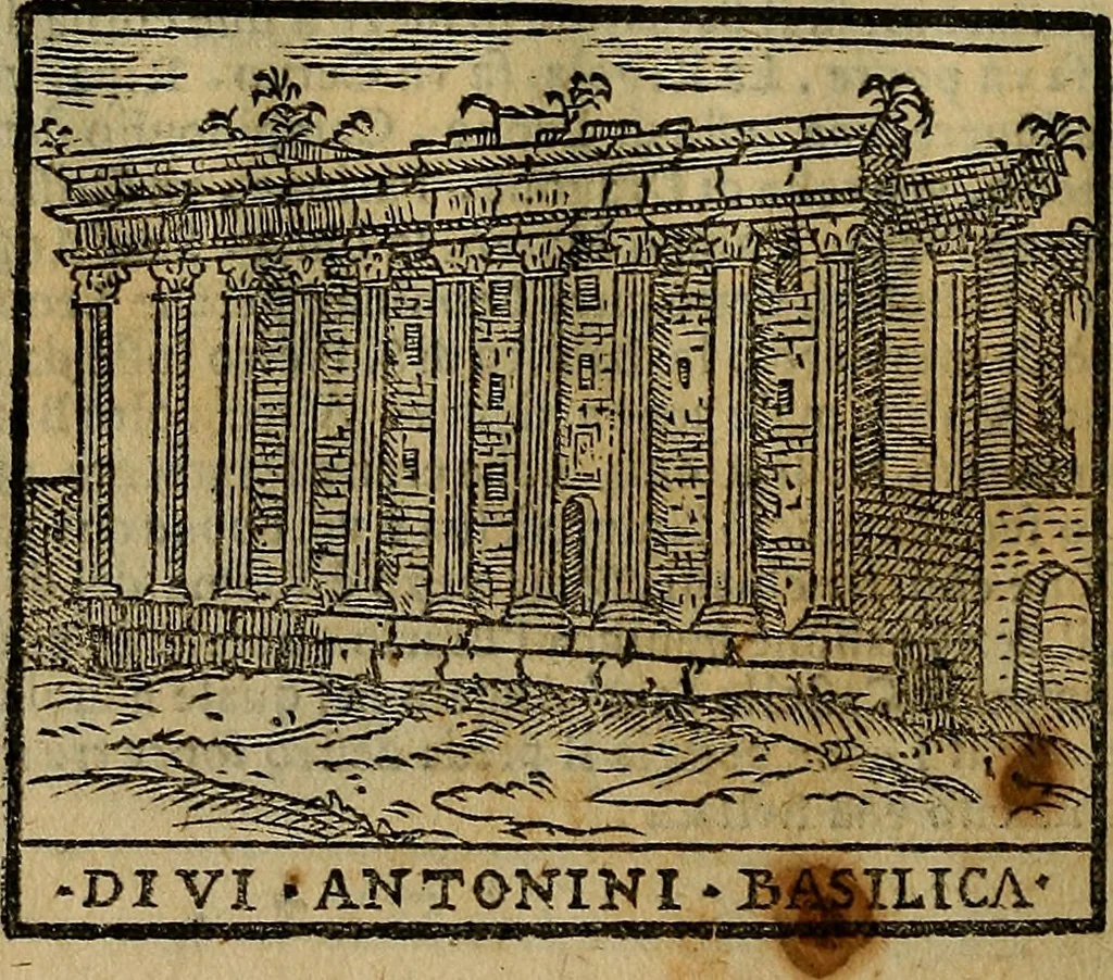 An illustration from Trattato nuouo delle cose maravigliose dell'alma città di Roma : ornato de molte figure, nel quale si discorre de 300. & più chiese, 1610, leaf 377
