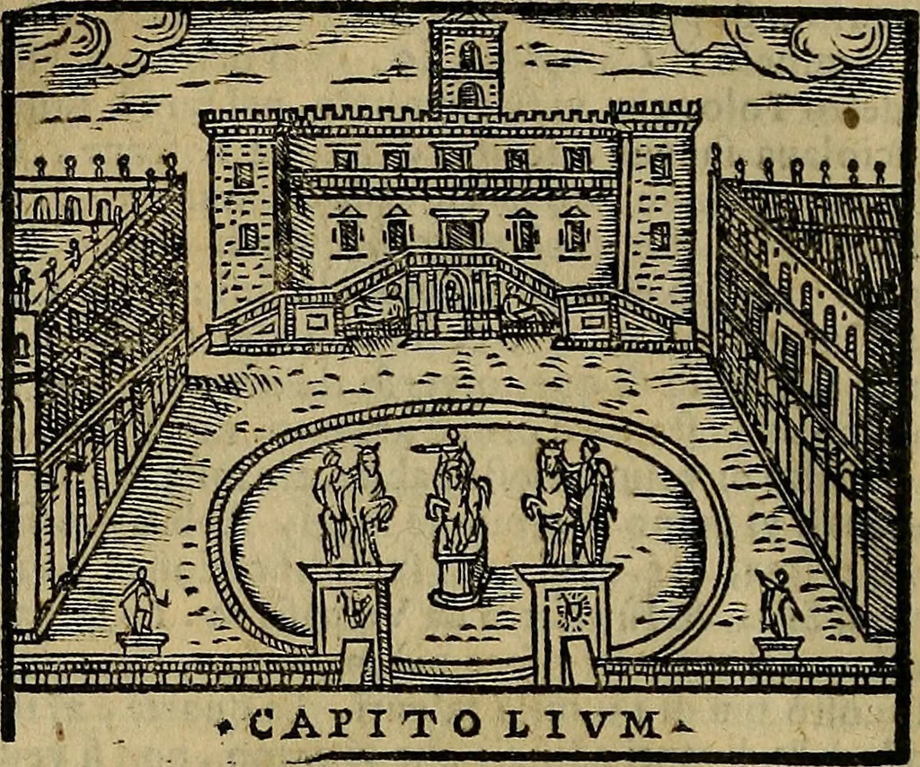 An illustration from Trattato nuouo delle cose maravigliose dell'alma città di Roma : ornato de molte figure, nel quale si discorre de 300. & più chiese, 1610, leaf 379