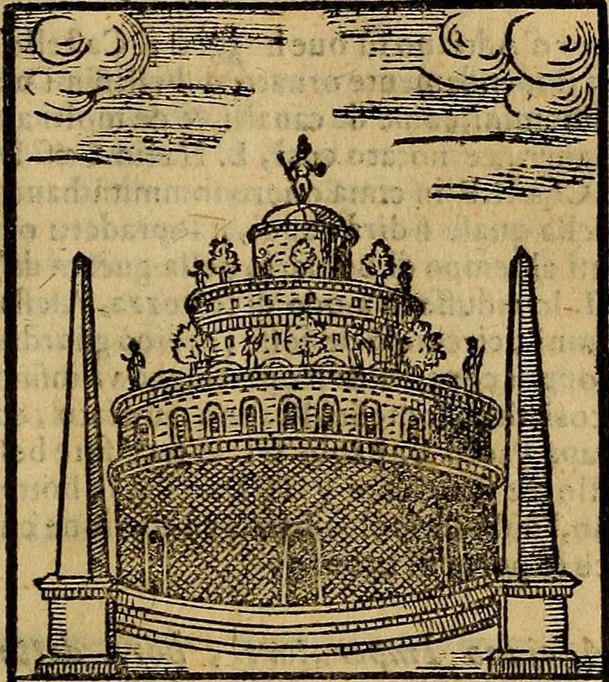 An illustration from Trattato nuouo delle cose maravigliose dell'alma città di Roma : ornato de molte figure, nel quale si discorre de 300. & più chiese, 1610, leaf 396