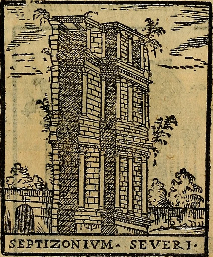 An illustration from Trattato nuouo delle cose maravigliose dell'alma città di Roma : ornato de molte figure, nel quale si discorre de 300. & più chiese, 1610, leaf 398
