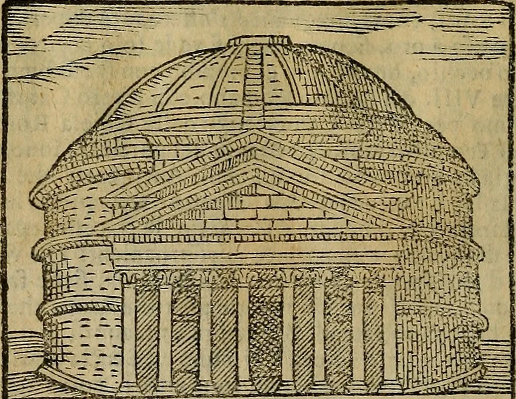 An illustration from Trattato nuouo delle cose maravigliose dell'alma città di Roma : ornato de molte figure, nel quale si discorre de 300. & più chiese, 1610, leaf 405