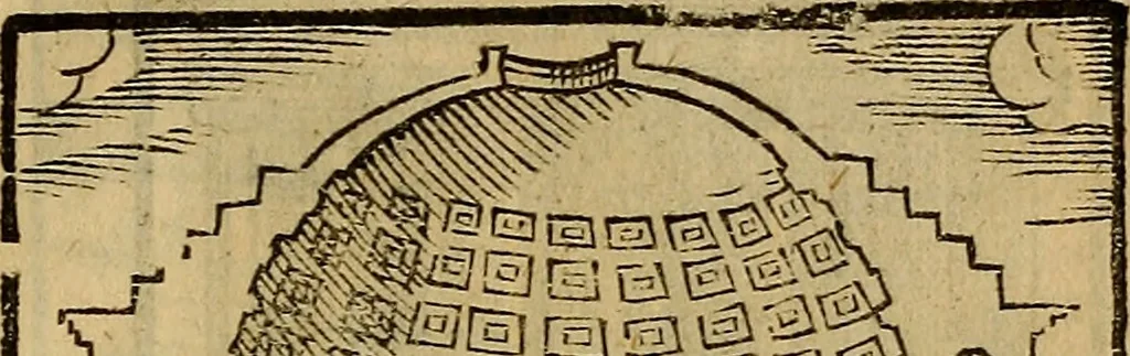 An illustration from Trattato nuouo delle cose maravigliose dell'alma città di Roma : ornato de molte figure, nel quale si discorre de 300. & più chiese, 1610, leaf 406