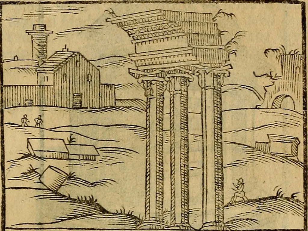 An illustration from Trattato nuouo delle cose maravigliose dell'alma città di Roma : ornato de molte figure, nel quale si discorre de 300. & più chiese, 1610, leaf 408