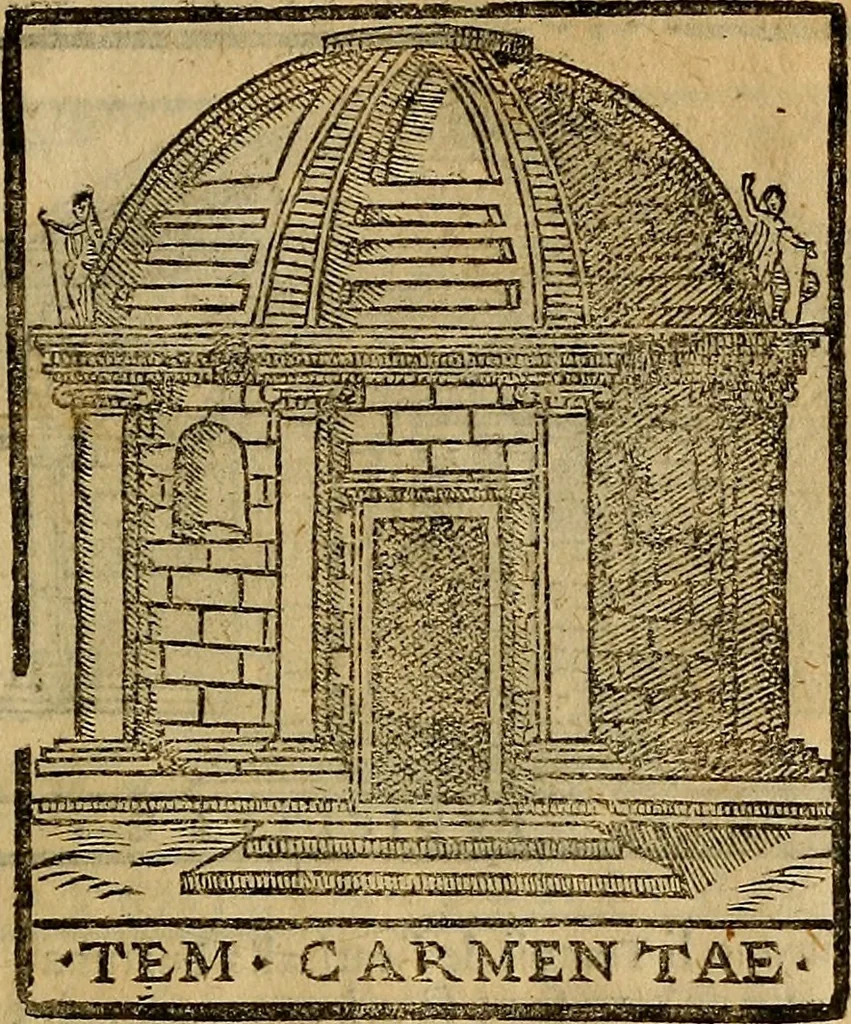 An illustration from Trattato nuouo delle cose maravigliose dell'alma città di Roma : ornato de molte figure, nel quale si discorre de 300. & più chiese, 1610, leaf 412