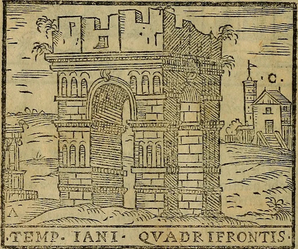An illustration from Trattato nuouo delle cose maravigliose dell'alma città di Roma : ornato de molte figure, nel quale si discorre de 300. & più chiese, 1610, leaf 417