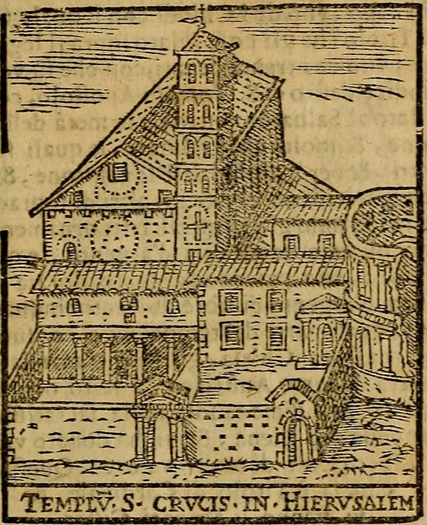 An illustration from Trattato nuouo delle cose maravigliose dell'alma città di Roma : ornato de molte figure, nel quale si discorre de 300. & più chiese, 1610, leaf 42
