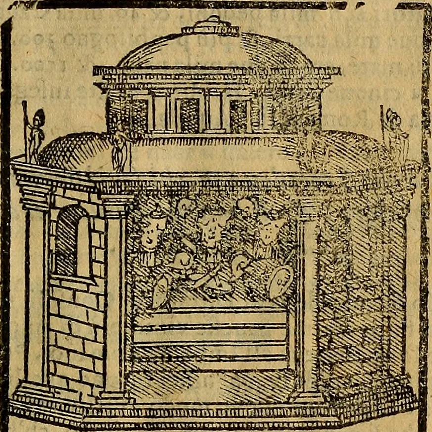 An illustration from Trattato nuouo delle cose maravigliose dell'alma città di Roma : ornato de molte figure, nel quale si discorre de 300. & più chiese, 1610, leaf 430