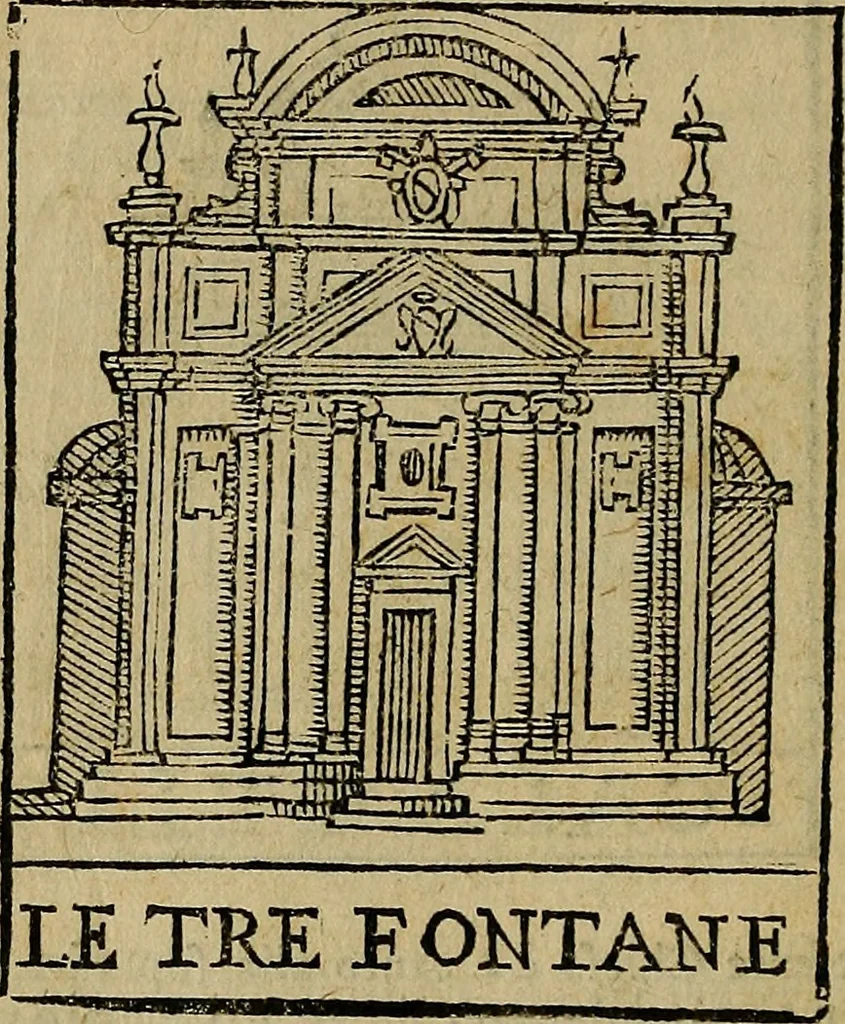 An illustration from Trattato nuouo delle cose maravigliose dell'alma città di Roma : ornato de molte figure, nel quale si discorre de 300. & più chiese, 1610, leaf 51