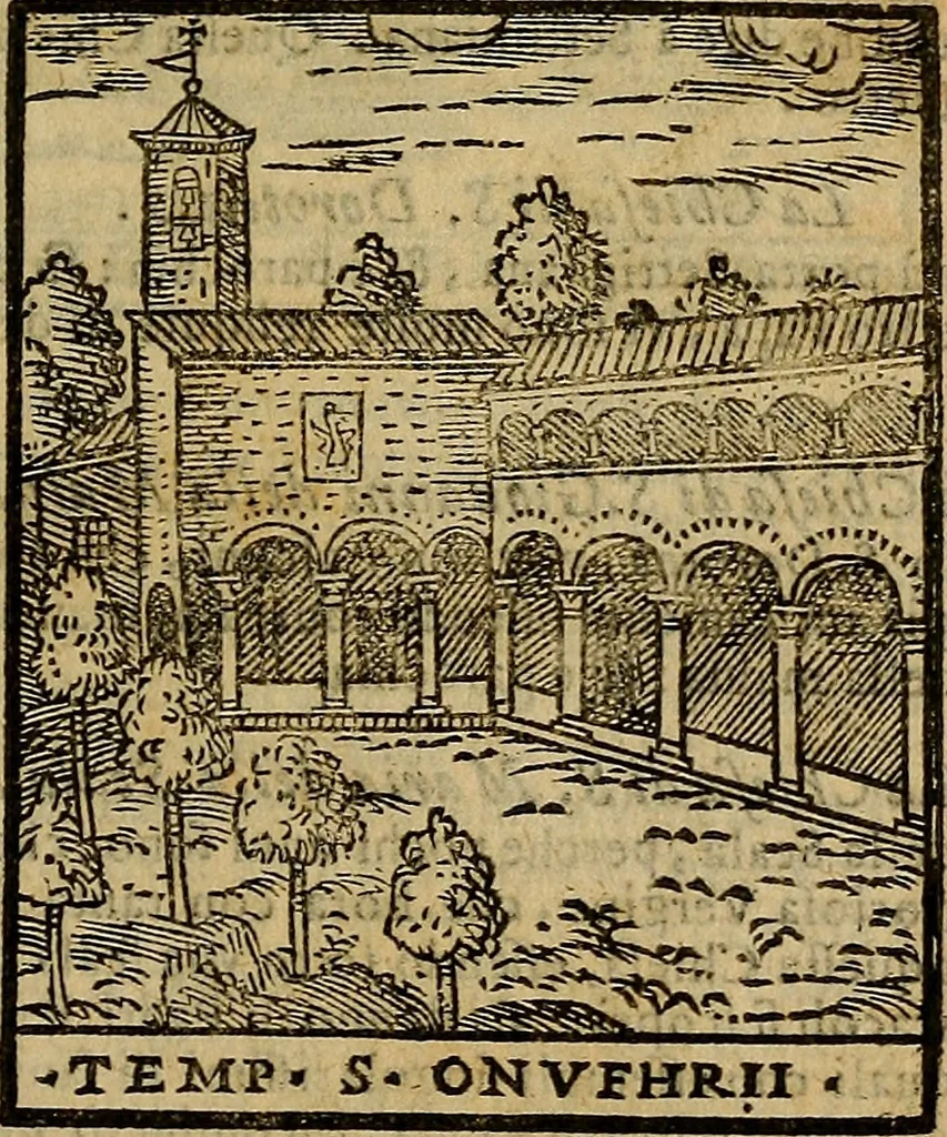 An illustration from Trattato nuouo delle cose maravigliose dell'alma città di Roma : ornato de molte figure, nel quale si discorre de 300. & più chiese, 1610, leaf 54