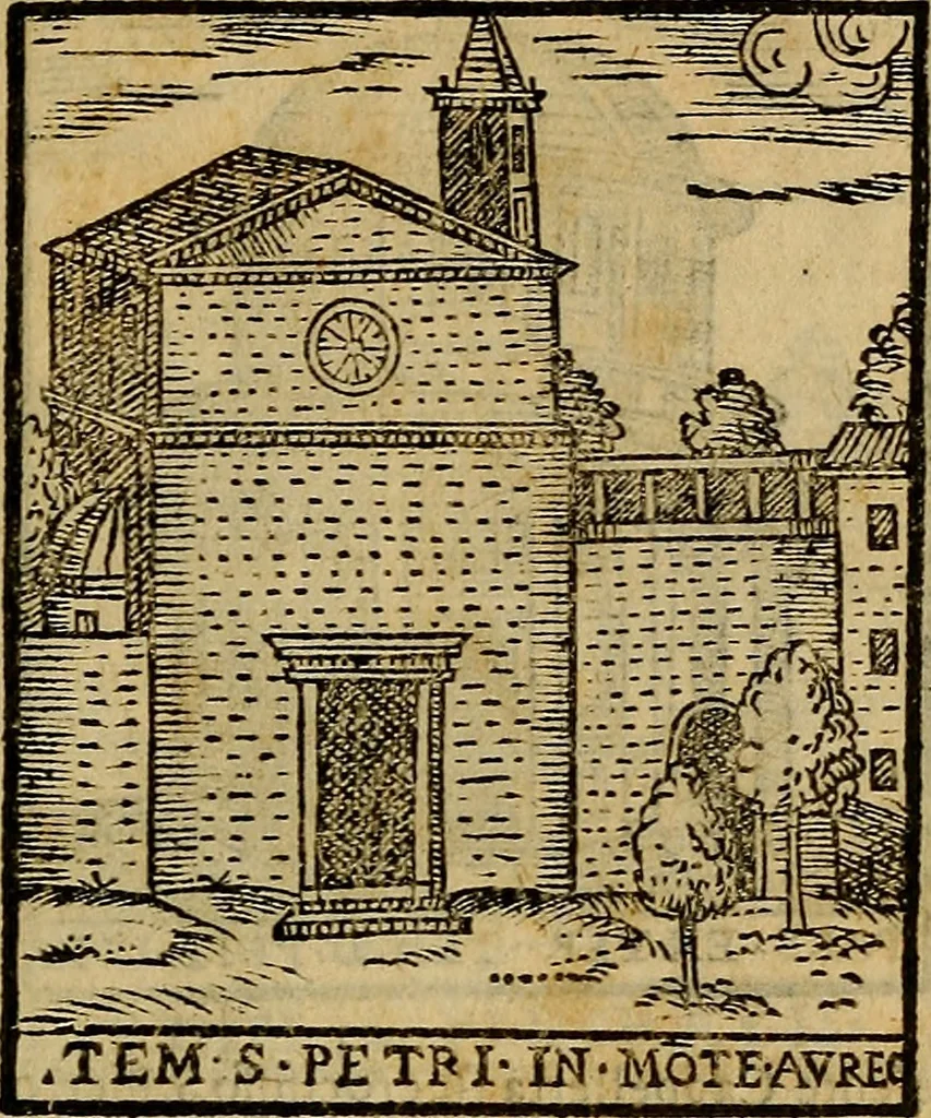 An illustration from Trattato nuouo delle cose maravigliose dell'alma città di Roma : ornato de molte figure, nel quale si discorre de 300. & più chiese, 1610, leaf 56
