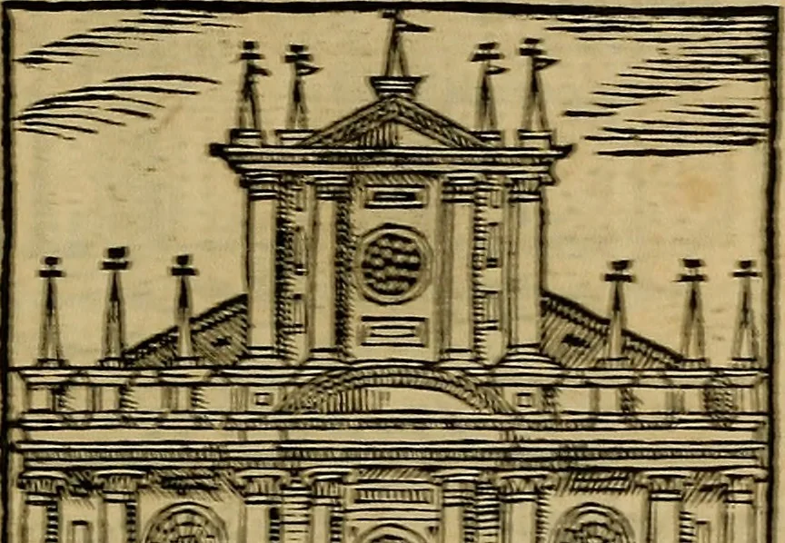 An illustration from Trattato nuouo delle cose maravigliose dell'alma città di Roma : ornato de molte figure, nel quale si discorre de 300. & più chiese, 1610, leaf 64