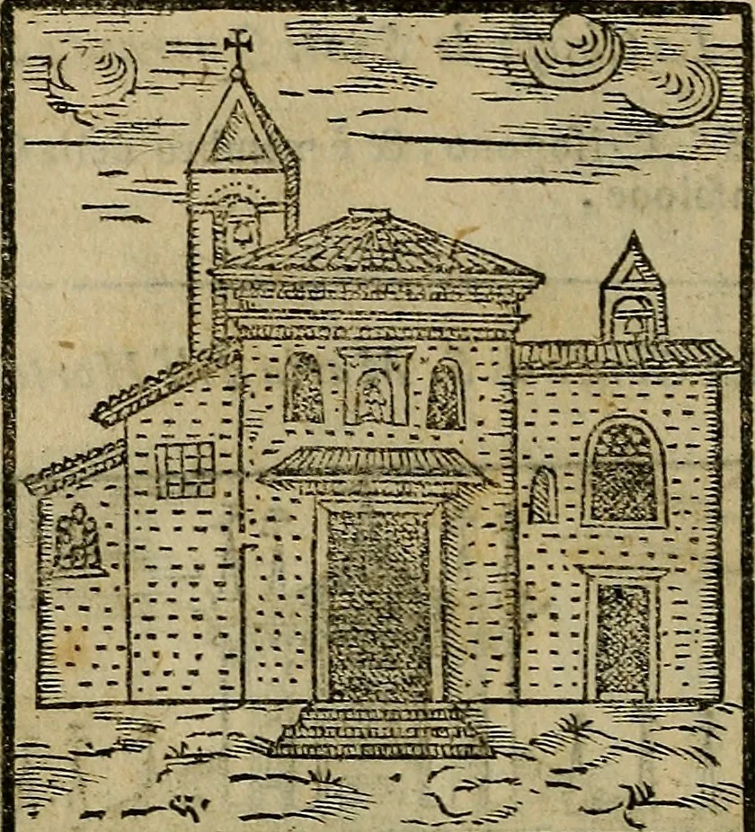An illustration from Trattato nuouo delle cose maravigliose dell'alma città di Roma : ornato de molte figure, nel quale si discorre de 300. & più chiese, 1610, leaf 65