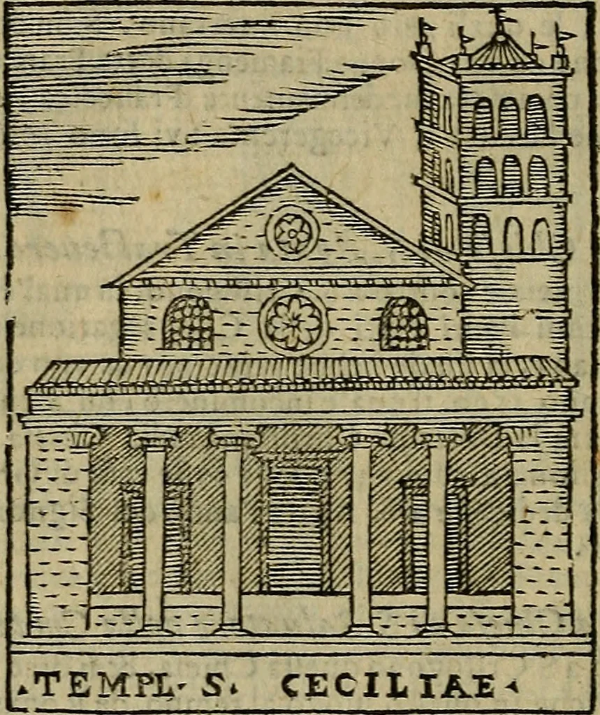 An illustration from Trattato nuouo delle cose maravigliose dell'alma città di Roma : ornato de molte figure, nel quale si discorre de 300. & più chiese, 1610, leaf 67
