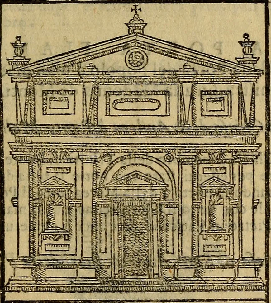 An illustration from Trattato nuouo delle cose maravigliose dell'alma città di Roma : ornato de molte figure, nel quale si discorre de 300. & più chiese, 1610, leaf 78