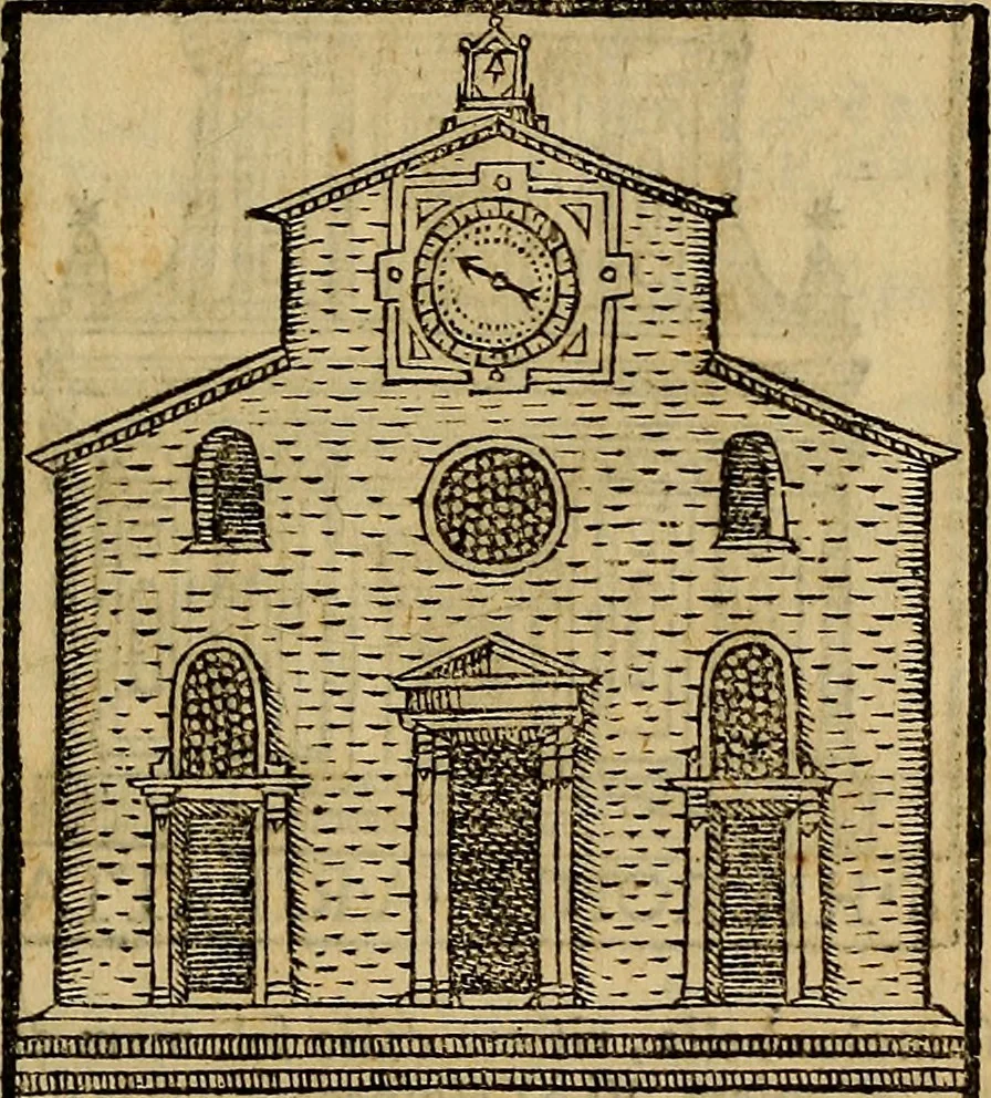 An illustration from Trattato nuouo delle cose maravigliose dell'alma città di Roma : ornato de molte figure, nel quale si discorre de 300. & più chiese, 1610, leaf 84