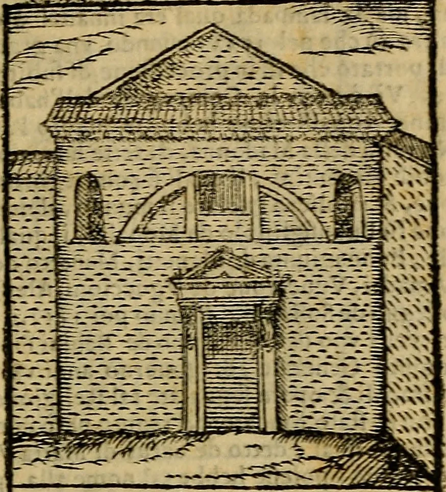An illustration from Trattato nuouo delle cose maravigliose dell'alma città di Roma : ornato de molte figure, nel quale si discorre de 300. & più chiese, 1610, leaf 98