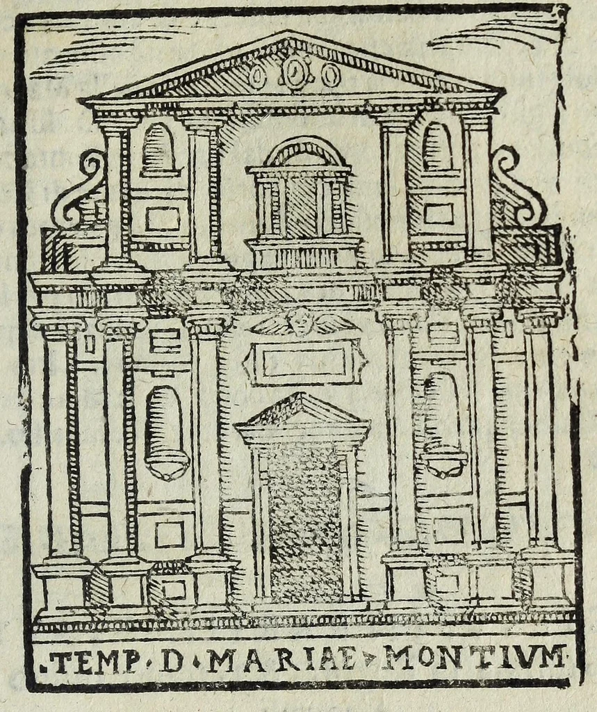 An illustration from Trattato nuouo delle cose marauigliose dell'alma città di Roma : ornato de molte figure, nel quale si discorre di 300.e piu chiese, 1625, leaf 115