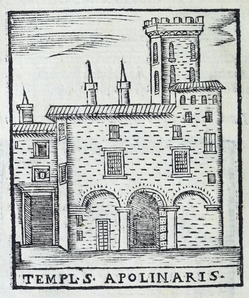 An illustration from Trattato nuouo delle cose marauigliose dell'alma città di Roma : ornato de molte figure, nel quale si discorre di 300.e piu chiese, 1625, leaf 132