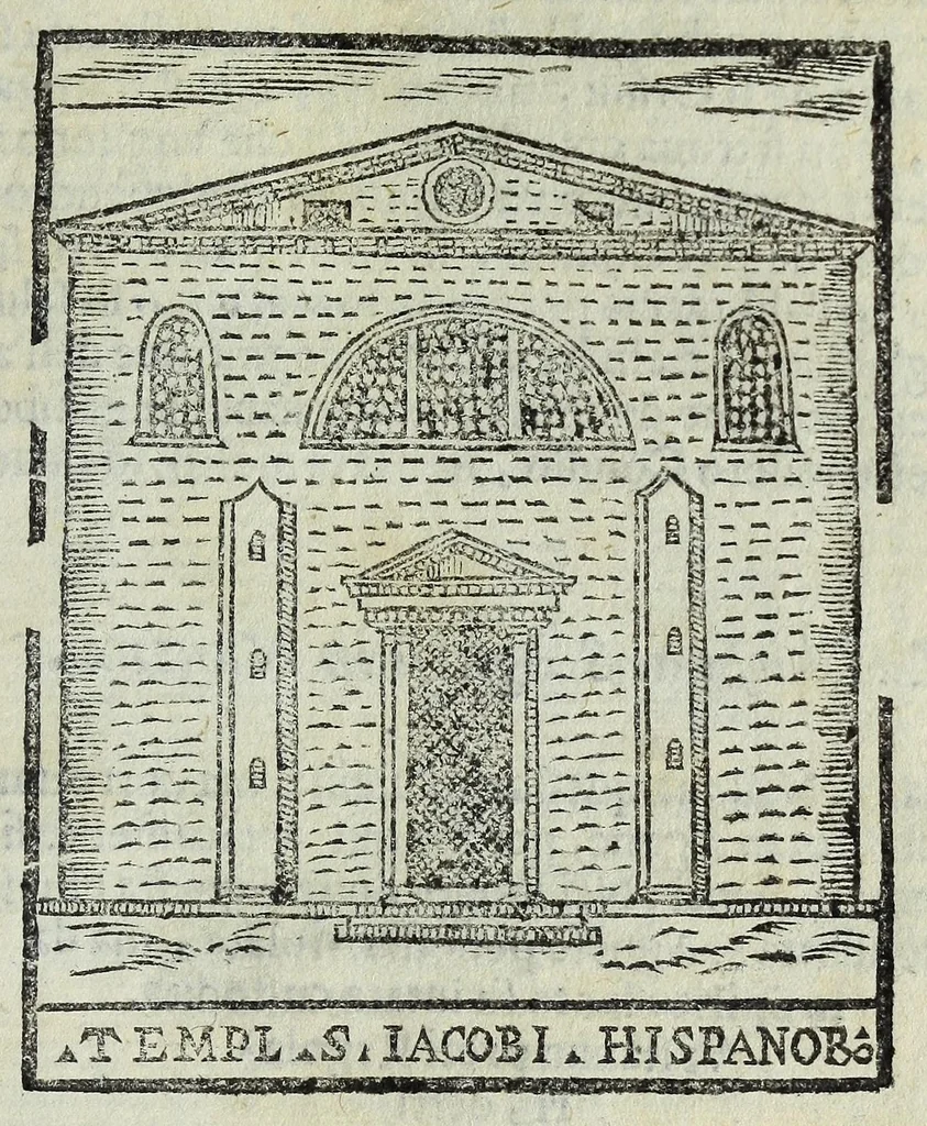 An illustration from Trattato nuouo delle cose marauigliose dell'alma città di Roma : ornato de molte figure, nel quale si discorre di 300.e piu chiese, 1625, leaf 135