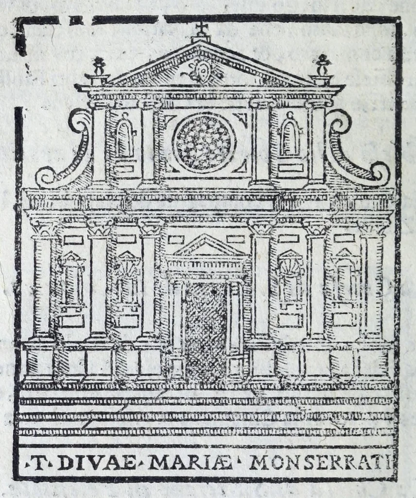 An illustration from Trattato nuouo delle cose marauigliose dell'alma città di Roma : ornato de molte figure, nel quale si discorre di 300.e piu chiese, 1625, leaf 148