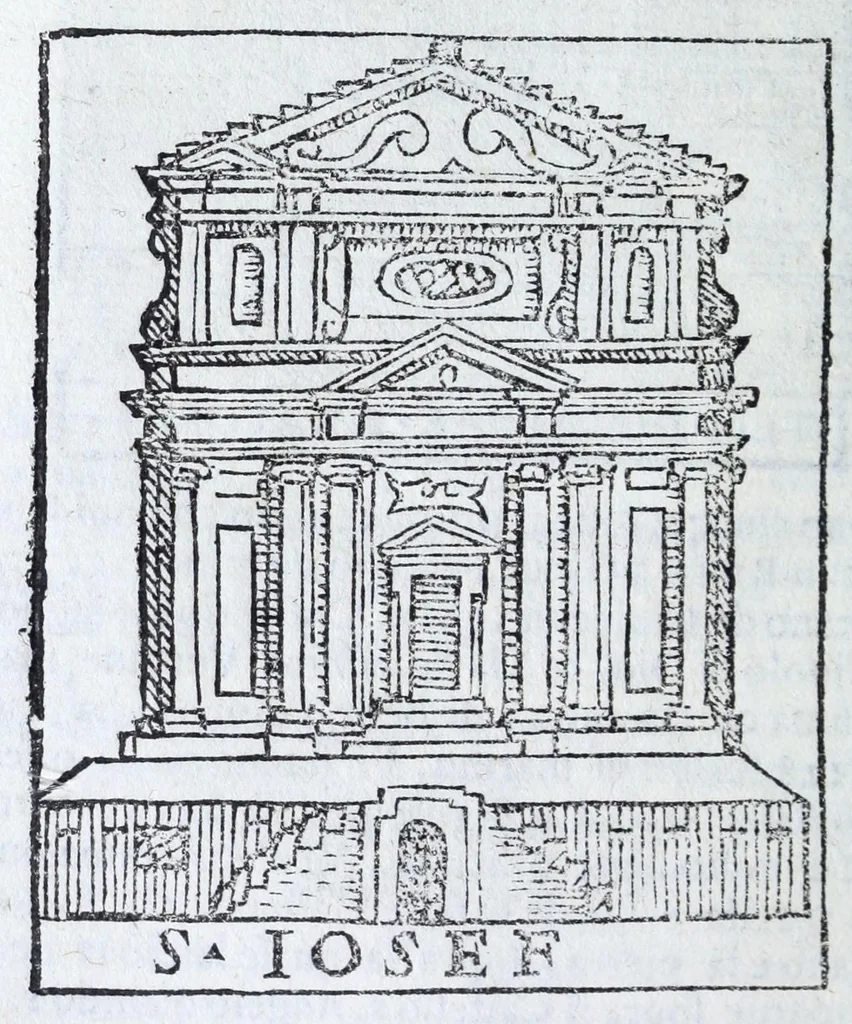 An illustration from Trattato nuouo delle cose marauigliose dell'alma città di Roma : ornato de molte figure, nel quale si discorre di 300.e piu chiese, 1625, leaf 178