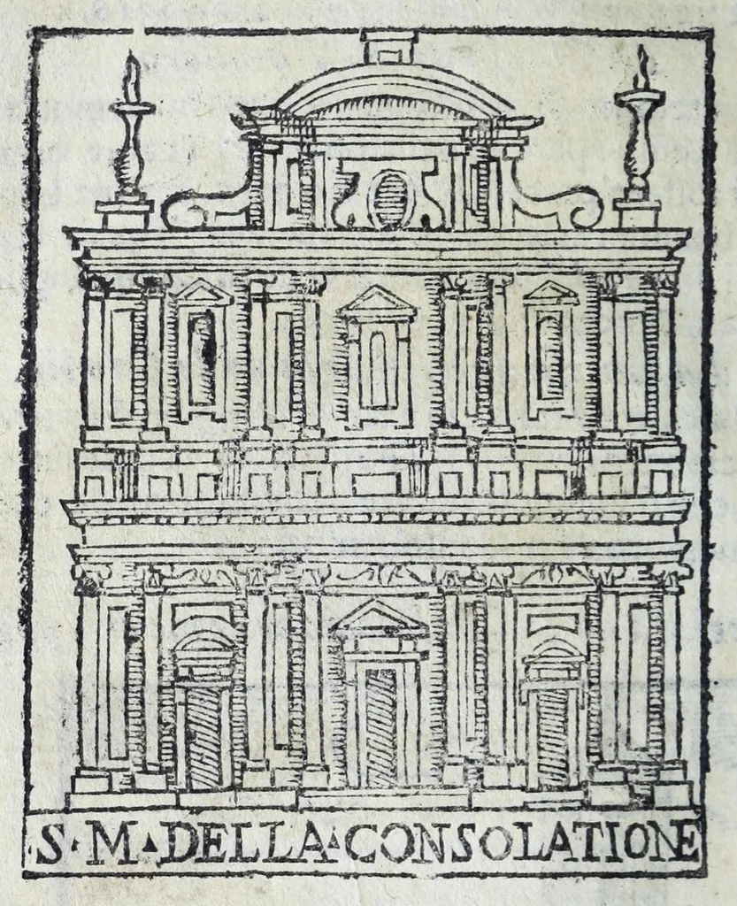 An illustration from Trattato nuouo delle cose marauigliose dell'alma città di Roma : ornato de molte figure, nel quale si discorre di 300.e piu chiese, 1625, leaf 186