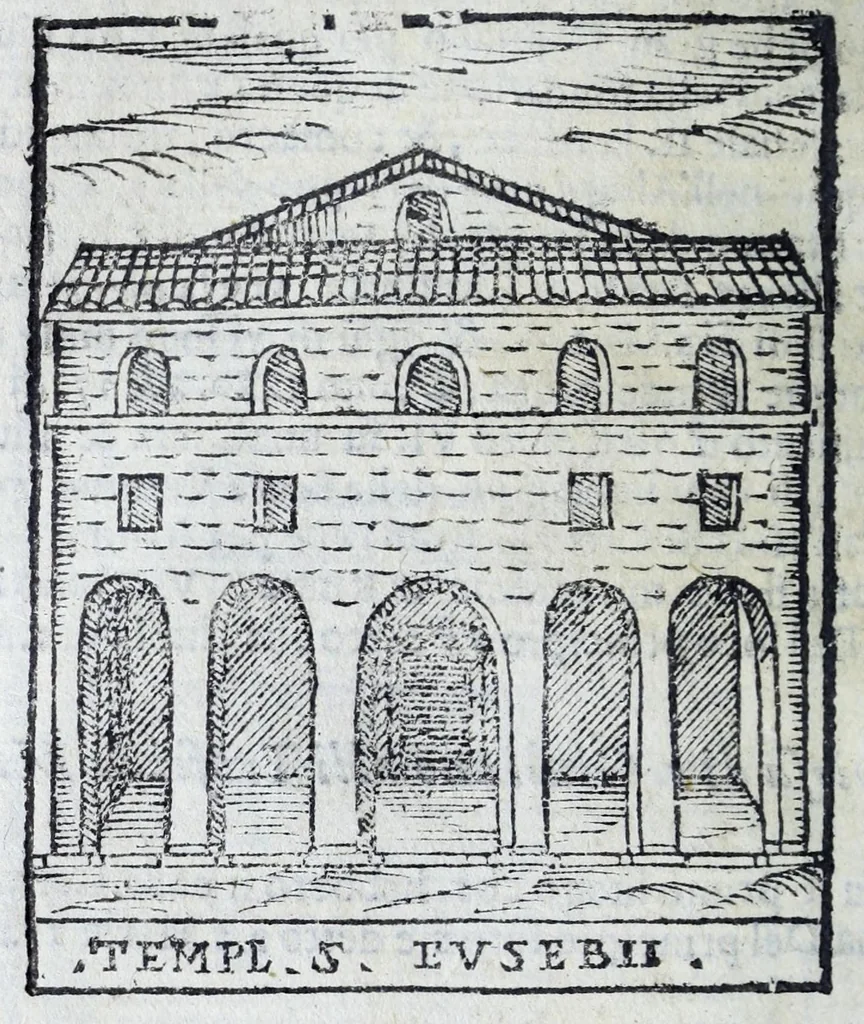 An illustration from Trattato nuouo delle cose marauigliose dell'alma città di Roma : ornato de molte figure, nel quale si discorre di 300.e piu chiese, 1625, leaf 200