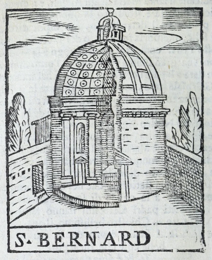An illustration from Trattato nuouo delle cose marauigliose dell'alma città di Roma : ornato de molte figure, nel quale si discorre di 300.e piu chiese, 1625, leaf 218