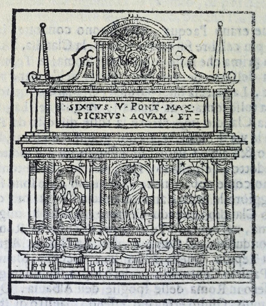 An illustration from Trattato nuouo delle cose marauigliose dell'alma città di Roma : ornato de molte figure, nel quale si discorre di 300.e piu chiese, 1625, leaf 288