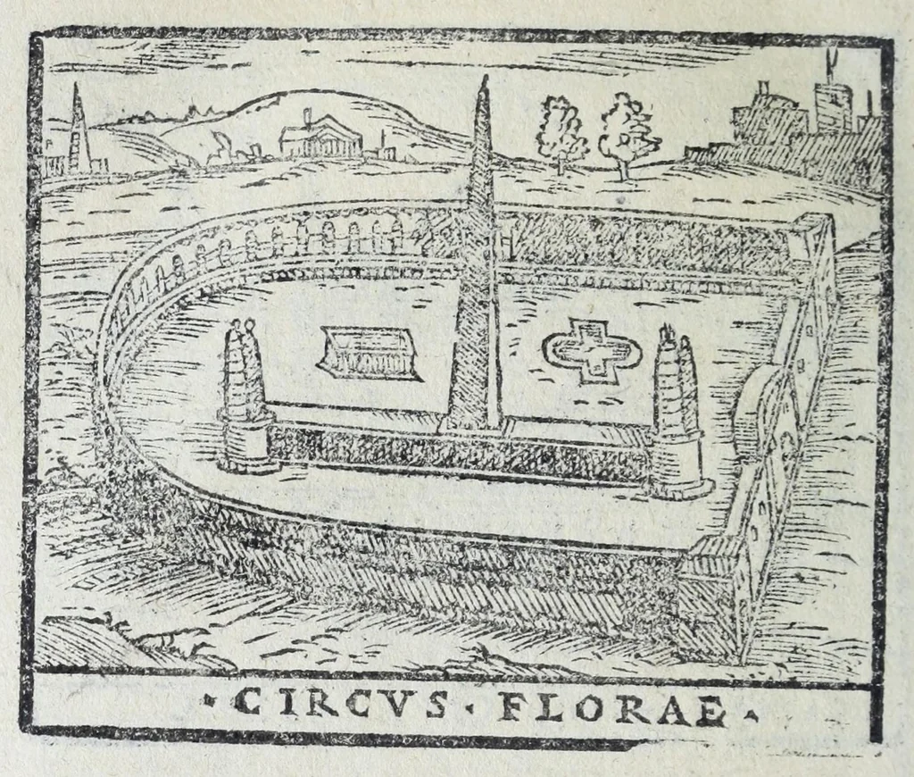 An illustration from Trattato nuouo delle cose marauigliose dell'alma città di Roma : ornato de molte figure, nel quale si discorre di 300.e piu chiese, 1625, leaf 308
