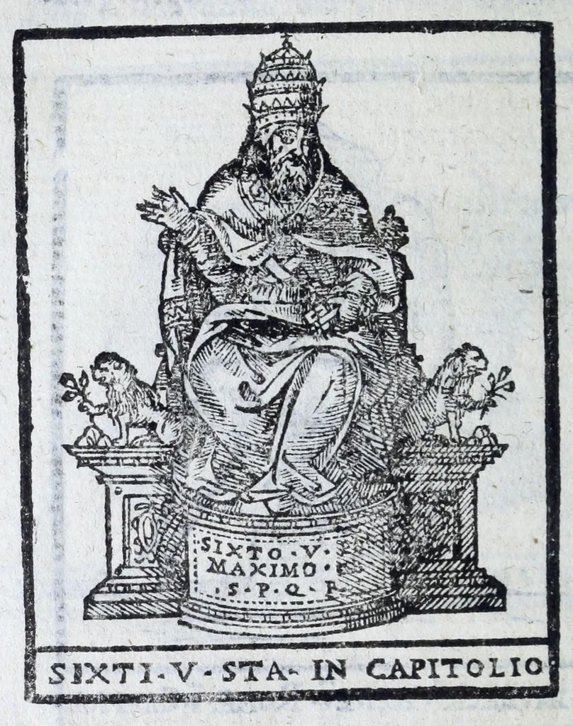 An illustration from Trattato nuouo delle cose marauigliose dell'alma città di Roma : ornato de molte figure, nel quale si discorre di 300.e piu chiese, 1625, leaf 354