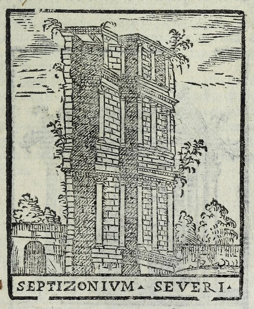 An illustration from Trattato nuouo delle cose marauigliose dell'alma città di Roma : ornato de molte figure, nel quale si discorre di 300.e piu chiese, 1625, leaf 407
