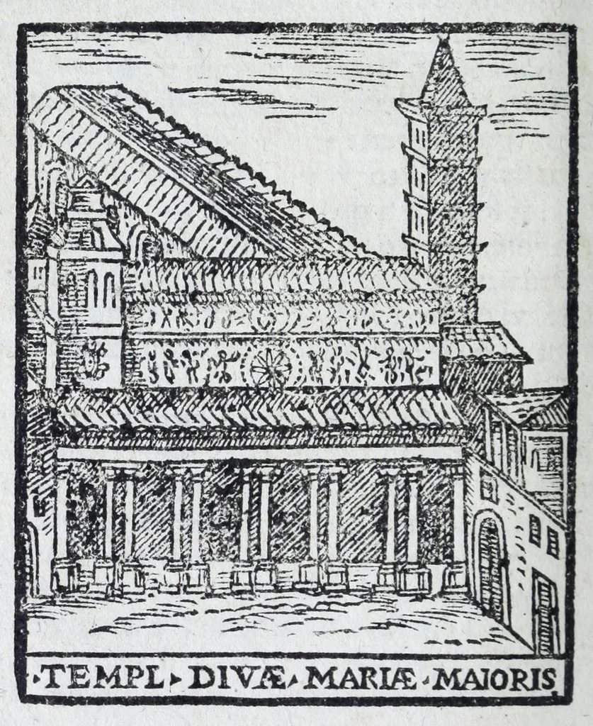 An illustration from Trattato nuouo delle cose marauigliose dell'alma città di Roma : ornato de molte figure, nel quale si discorre di 300.e piu chiese, 1625, leaf 42