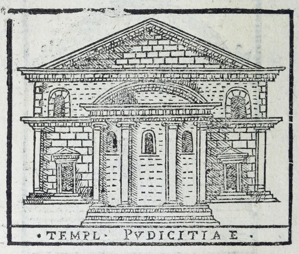 An illustration from Trattato nuouo delle cose marauigliose dell'alma città di Roma : ornato de molte figure, nel quale si discorre di 300.e piu chiese, 1625, leaf 422