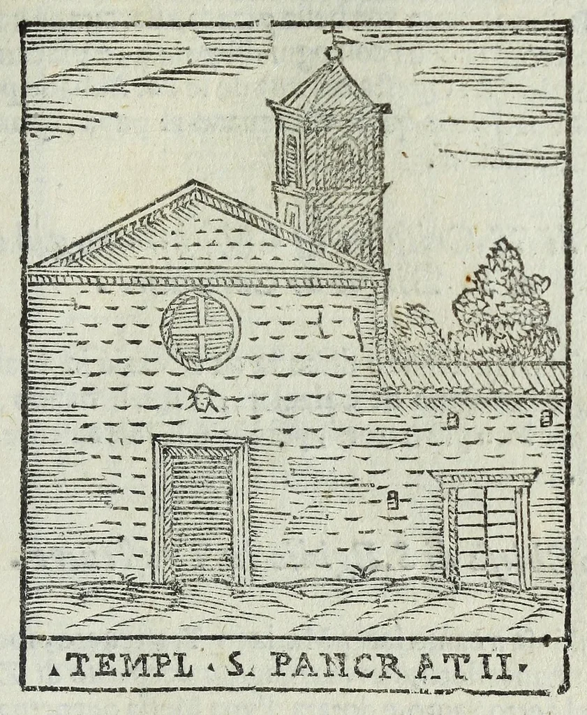 An illustration from Trattato nuouo delle cose marauigliose dell'alma città di Roma : ornato de molte figure, nel quale si discorre di 300.e piu chiese, 1625, leaf 67