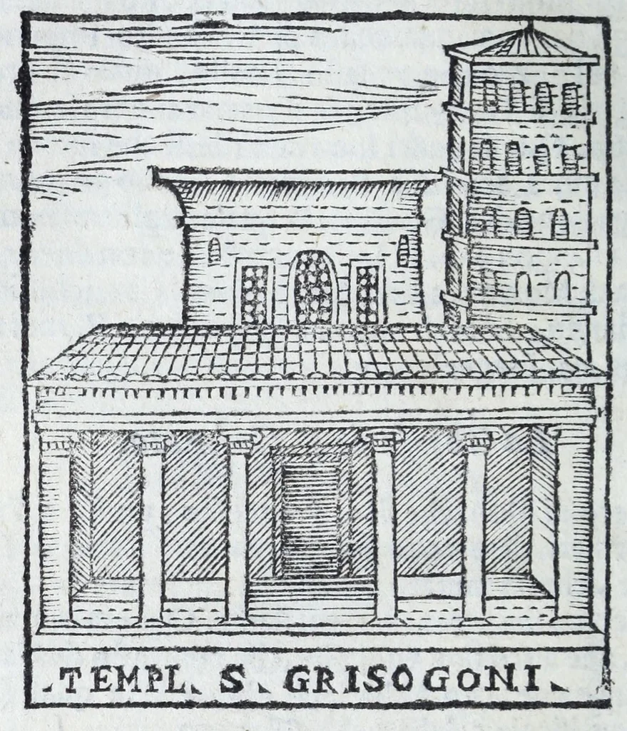 An illustration from Trattato nuouo delle cose marauigliose dell'alma città di Roma : ornato de molte figure, nel quale si discorre di 300.e piu chiese, 1625, leaf 72
