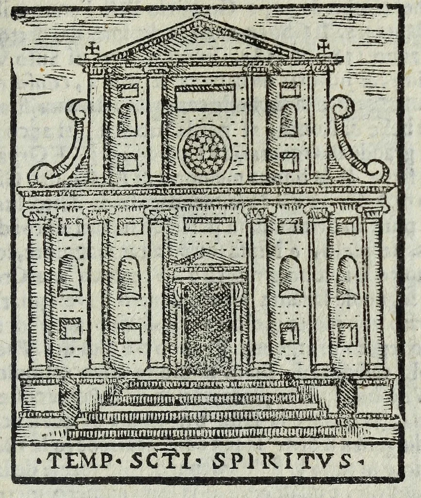 An illustration from Trattato nuouo delle cose marauigliose dell'alma città di Roma : ornato de molte figure, nel quale si discorre di 300.e piu chiese, 1625, leaf 79