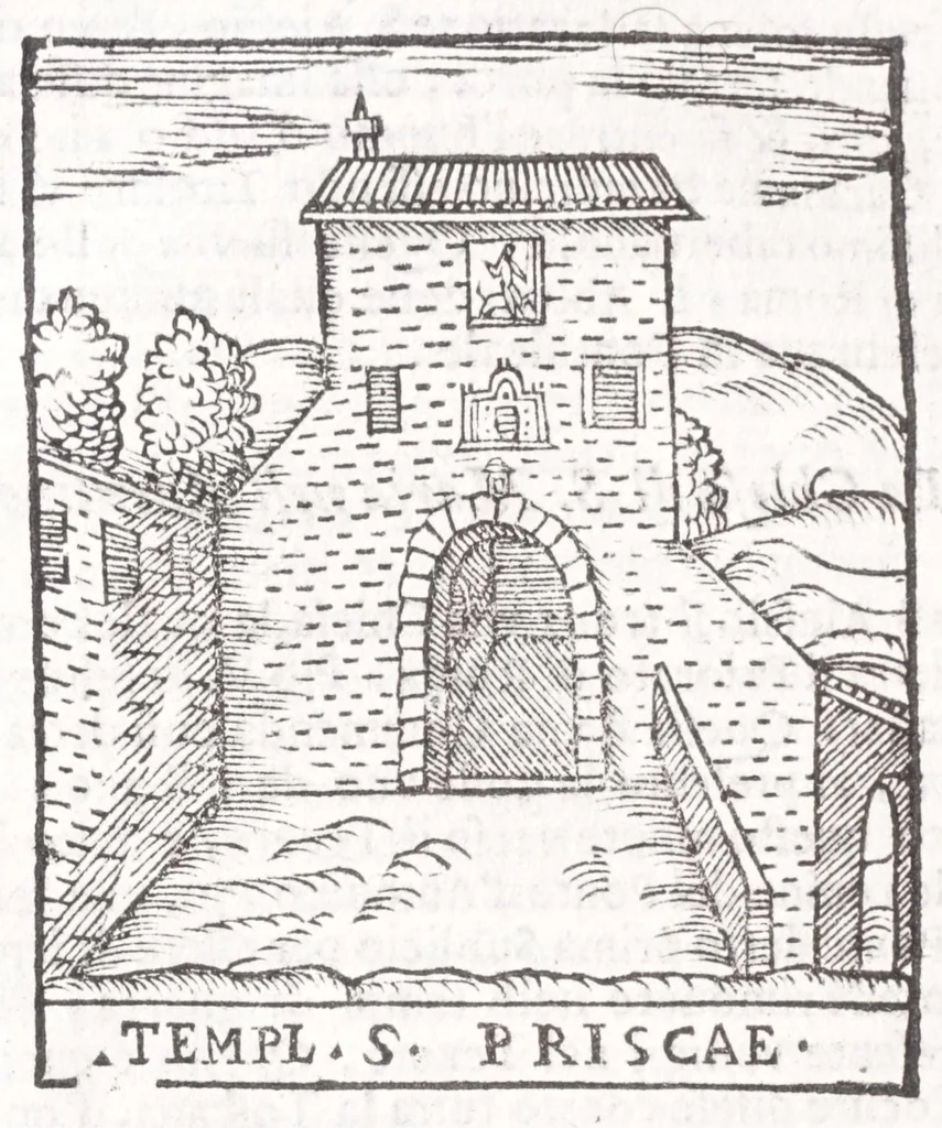 An illustration from Trattato nuouo delle cose marauigliose dell'alma città di Roma : ornato de molte figure, nel quale si discorre de 300 & più chiese, 1615, leaf 166