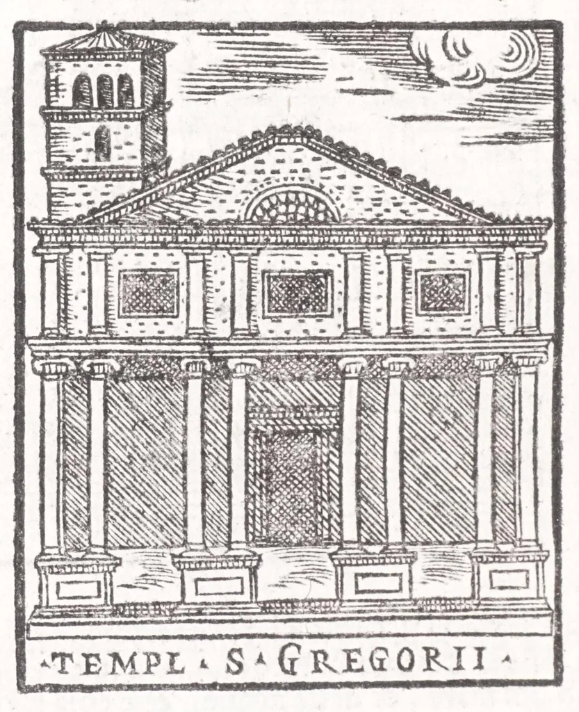 An illustration from Trattato nuouo delle cose marauigliose dell'alma città di Roma : ornato de molte figure, nel quale si discorre de 300 & più chiese, 1615, leaf 184