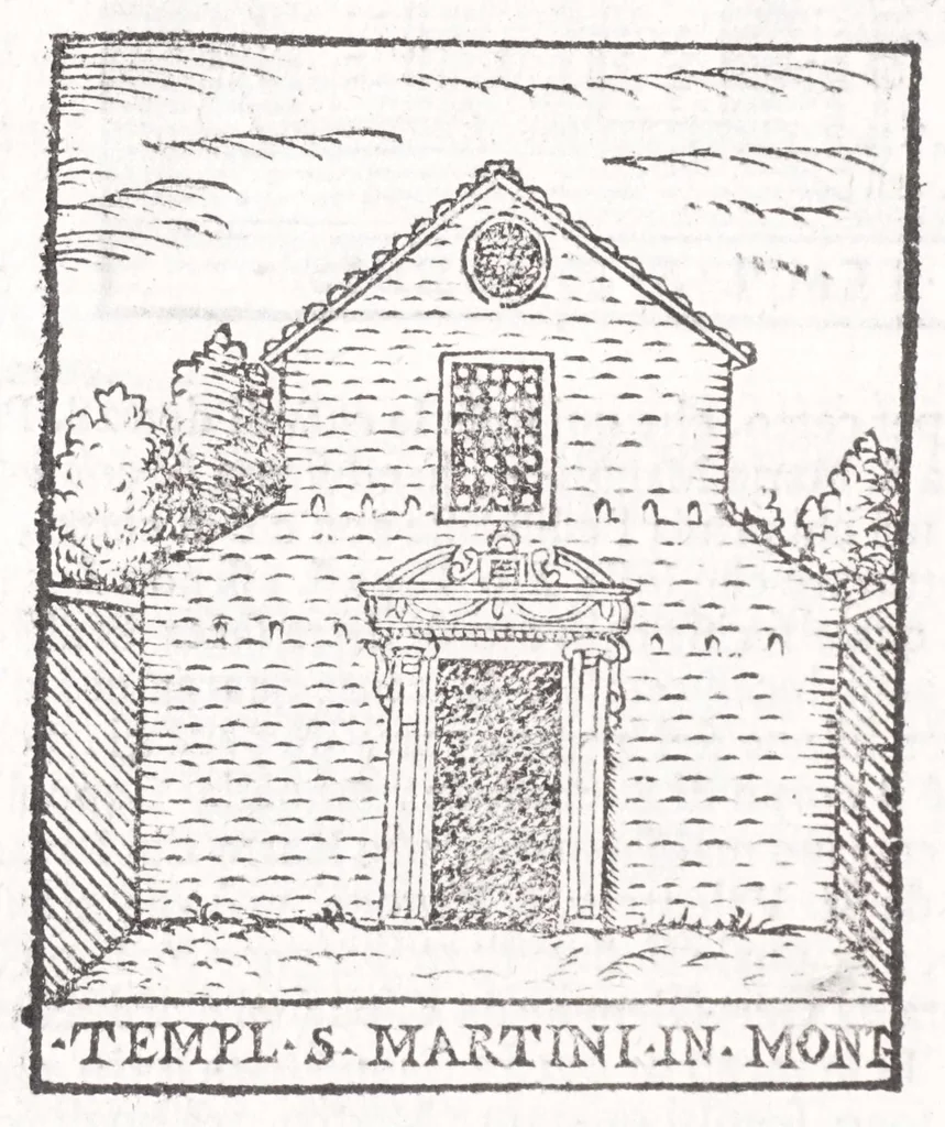 An illustration from Trattato nuouo delle cose marauigliose dell'alma città di Roma : ornato de molte figure, nel quale si discorre de 300 & più chiese, 1615, leaf 198