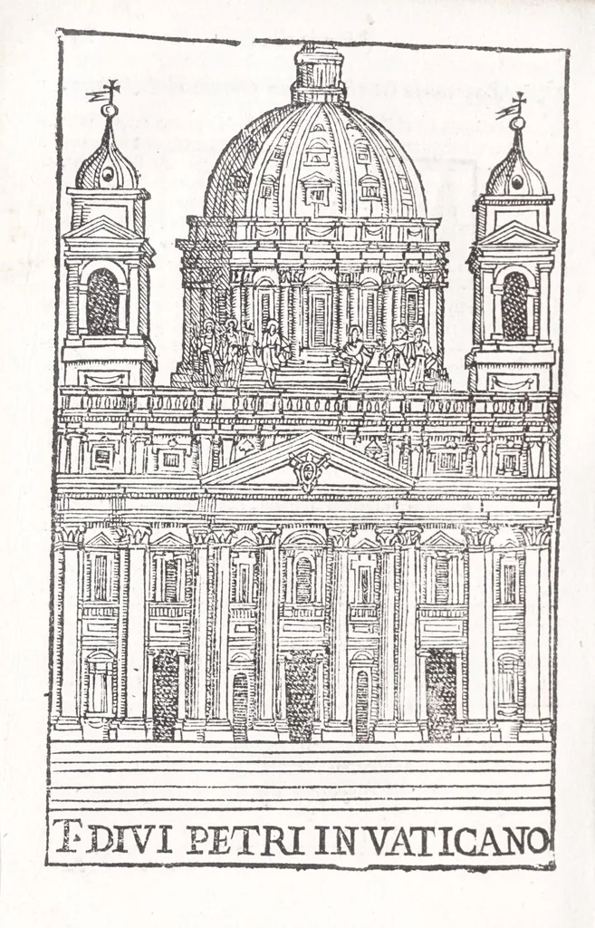 An illustration from Trattato nuouo delle cose marauigliose dell'alma città di Roma : ornato de molte figure, nel quale si discorre de 300 & più chiese, 1615, leaf 28
