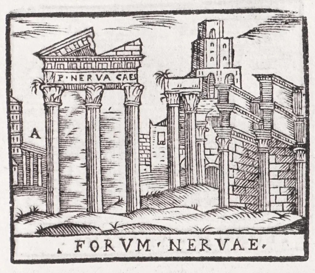 An illustration from Trattato nuouo delle cose marauigliose dell'alma città di Roma : ornato de molte figure, nel quale si discorre de 300 & più chiese, 1615, leaf 307